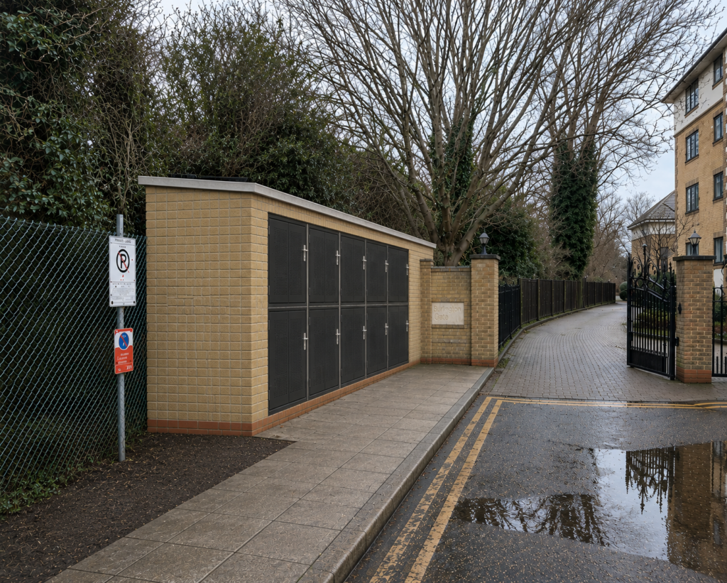 Bike box hire collection lockers Wimbledon Chase SW20